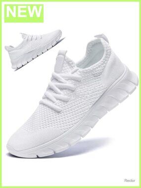 Slip On Running Shoes Breathable Mesh Sneakers for Walking Gym Tennis